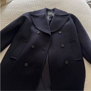 Madewell Dark Blue Pea Coat